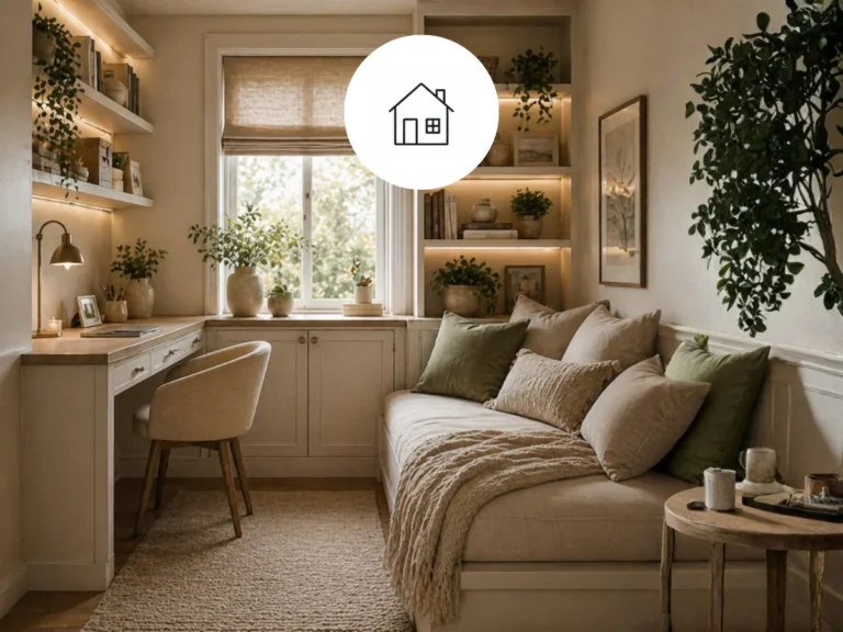 Small space styled with space-saving furniture and smart storage